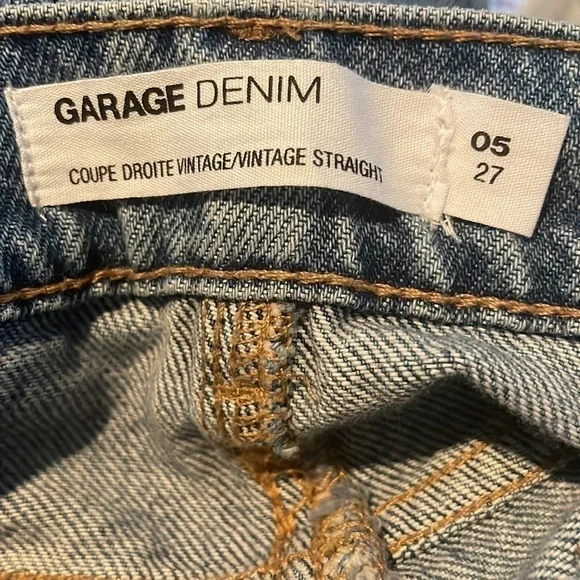 Garage Denim Vintage Straight Jeans size 5 - Picture 9 of 9